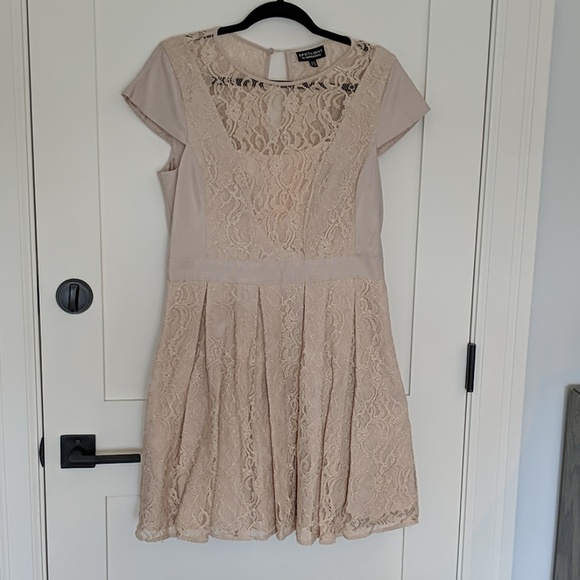 Warehouse Dresses & Skirts - Warehouse cream lace panel dress Warehouse Dresses & Skirts - Warehouse cream lace panel dress